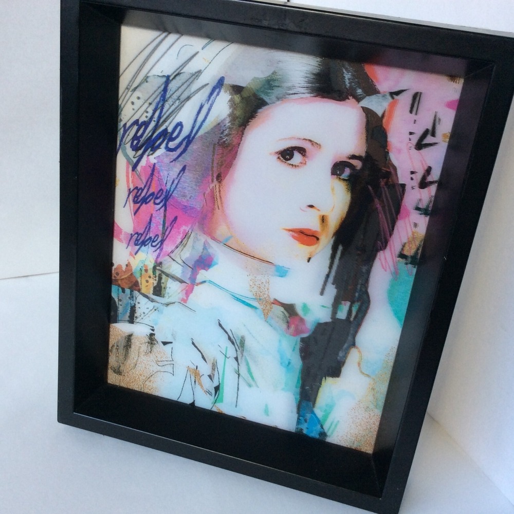 Princess Lies Star Wars Revel 3D Holographic Picture 9 X 11
